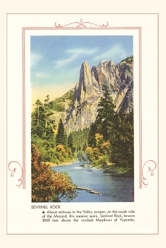 Paperback The Vintage Journal Sentinel Rock, Yosemite Book