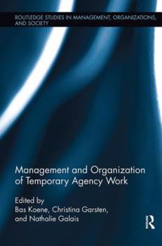 Paperback Management and Organization of Temporary Agency Work Book