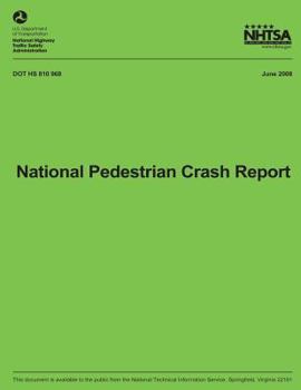 Paperback National Pedestrian Crash Report Book