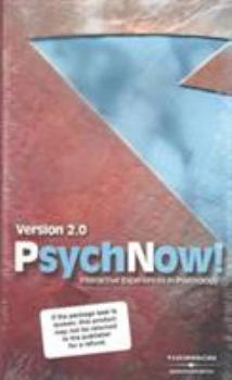 CD-ROM PsychNow! CD-ROM Version 2.0: Interactive Experiences in Psychology Book