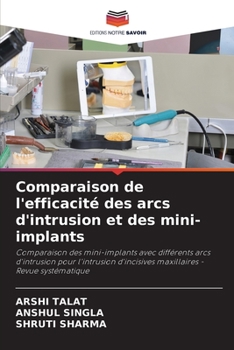 Paperback Comparaison de l'efficacité des arcs d'intrusion et des mini-implants [French] Book