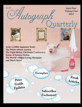 Paperback Autograph Quarterly Volume 1 2014 Book