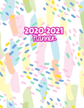 2020-2021 Planner: Two Year Calendar Organizer and Goal Journal | January 2020 - December 2021 Daily, Weekly and Monthly Planner Book with Back Sticker Expression Wall for 2 Years | Design Code 139973