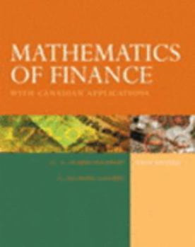 Paperback Mathematics of Finance with Canadian Applications, Fifth Edition (5th Edition) Book