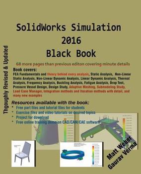 Paperback SolidWorks Simulation 2016 Black Book
