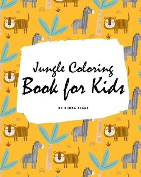 Paperback Jungle Coloring Book for Kids (Large Softcover Coloring Book for Children) Book