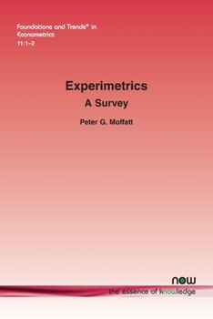 Paperback Experimetrics: A Survey Book