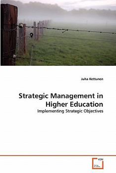 Paperback Strategic Management in Higher Education Book