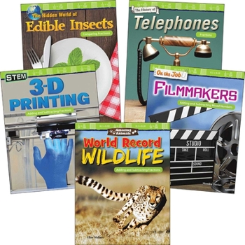 Paperback Adding & Subtracting Fractions: Grades 4-5 (5-Book Set) Book