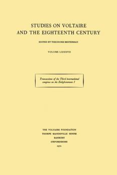 Transactions of the Third International Congress on the Enlightenment