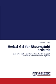 Paperback Herbal Gel for Rheumatoid arthritis Book