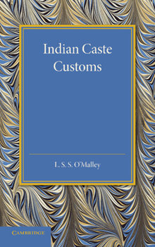Paperback Indian Caste Customs Book