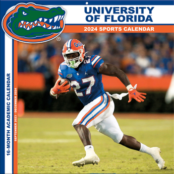 Calendar Florida Gators 2024 12x12 Team Wall Calendar Book