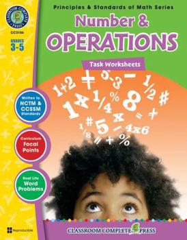 Paperback Number and Operations, Grades 3-5 [With 3 Transparencies] Book