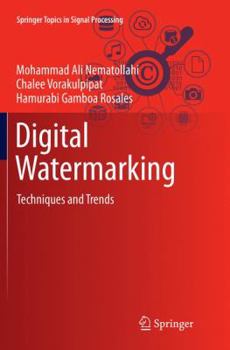 Paperback Digital Watermarking: Techniques and Trends Book