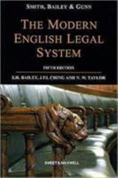 Paperback Smith, Bailey & Gunn on the Modern English Legal System Book