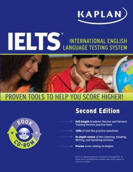 Hardcover Kaplan IELTS Book