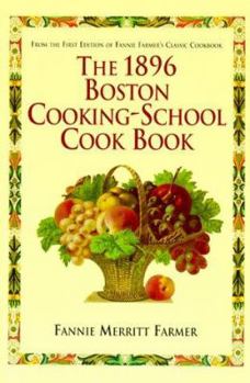 Hardcover 1896 Boston Cooking-School Cookbook Book