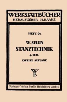 Paperback Stanztechnik: Vierter Teil: Formstanzen [German] Book
