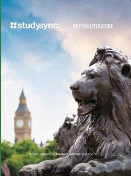 Hardcover Studysync Core Ela British Literature, Hardcover Student Reading and Writing Companion, Volume 1 Book