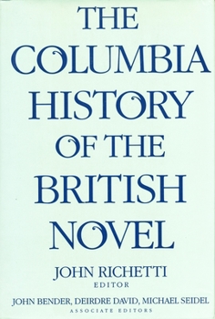 Hardcover The Columbia History of the British Novel Book