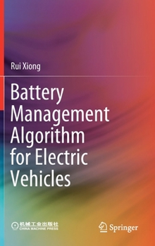 Hardcover Battery Management Algorithm for Electric Vehicles Book