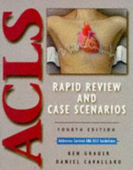 Hardcover ACLS Rapid Review and Case Scenarios Book
