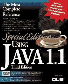 Paperback Using Java 1.1 [With *] Book