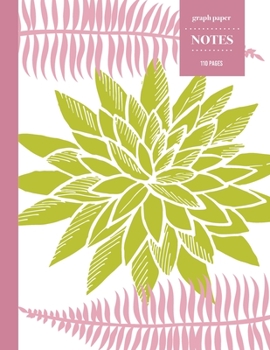 Graph Paper Notes 110 Pages: Cactus Notebook for Professionals and Students, Teachers, Architects, Scientists, Engineers, and Writers | Succulent Llama Pattern