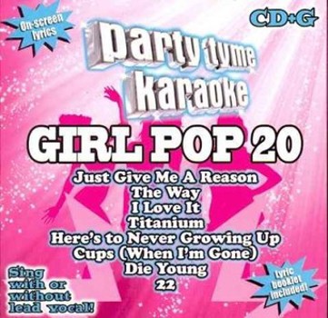 Music - CD Party Tyme Karaoke - Girl Pop 20 (8+8-song CD+G) Book