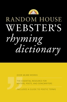 Paperback Random House Webster's Rhyming Dictionary Book