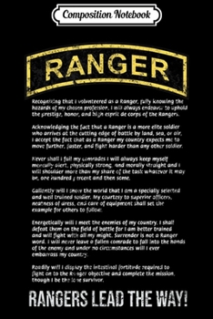 Composition Notebook: The Ranger Creed Vintage Army Ranger RLTW Military  Journal/Notebook Blank Lined Ruled 6x9 100 Pages