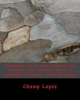 Paperback SUDOKU-Puzzle-200: Challenging Puzzles with Answers Book 19: SUDOKU-Puzzles with Answers Book