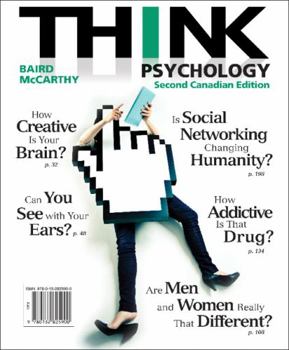 Paperback THINK Psychology, Second Canadian Edition (2nd Edition) Book