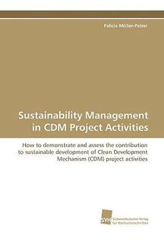 Paperback Sustainability Management in CDM Project Activities Book