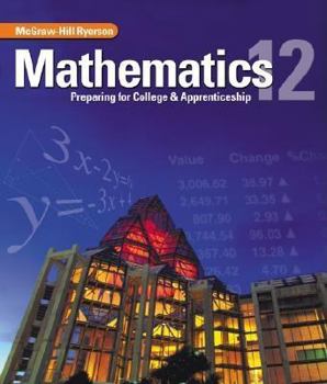 Hardcover Mathematics: Preparing for College & Apprenticeship 12 Book