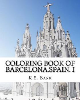 Paperback Coloring Book Of Barcelona.Spain. I Book