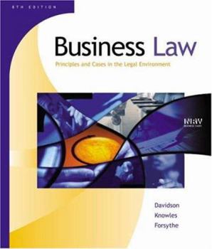 Hardcover Business Law: Principles and Cases in the Legal Environment Book