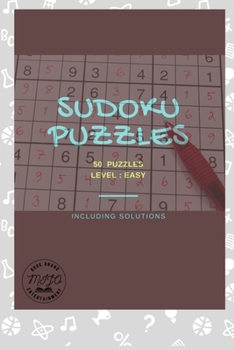 Paperback Sudoku Puzzles, 50 easy puzzles: 50 easy puzzles including solutions Book