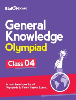 Paperback Bloom CAP General Knowledge Olympiad Class 4 Book