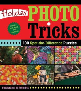 Paperback Holiday Photo Tricks: 100 Spot-the-Difference Puzzles Book