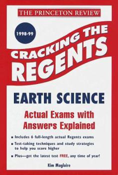 Paperback Cracking the Regents Exam: Earth Science 1998-99 Edition Book
