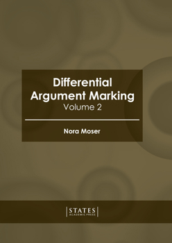 Hardcover Differential Argument Marking: Volume 1 Book
