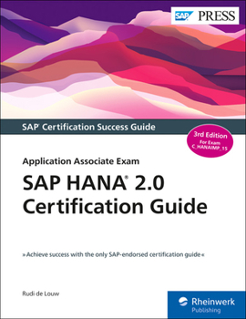 Paperback SAP Hana 2.0 Certification Guide: Application Associate Exam Book