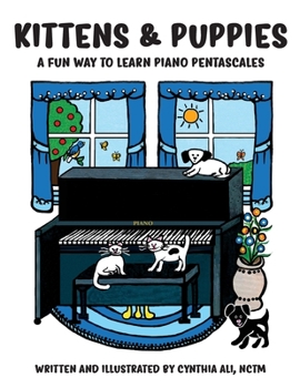Paperback Kittens & Puppies: A Fun Way to Learn Piano Pentascales Book