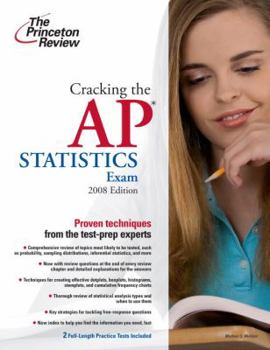 Paperback Cracking the AP Statistics Exam, 2009 Edition (College Test Preparation) Book