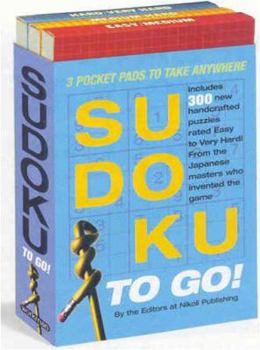 Paperback Sudoku to Go! 3 Pk: 3 Pocket Pads to Take Anywhere Book