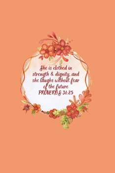 Paperback Proverbs 31: 25: Monthly Planner Book