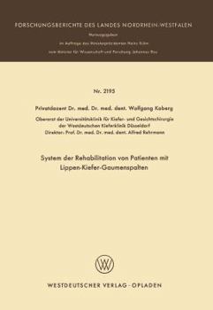 Paperback System Der Rehabilitation Von Patienten Mit Lippen-Kiefer-Gaumenspalten [German] Book