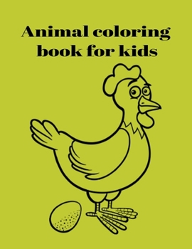 Paperback Animal coloring book for kids Book